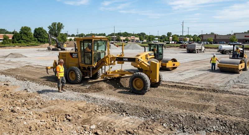 Parking Lot Leveling in Marietta, GA