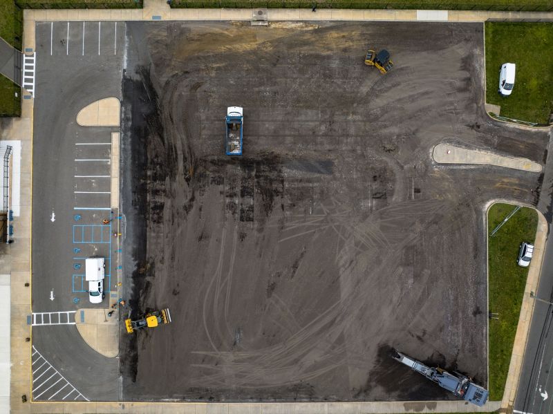 Parking Lot Leveling in Marietta, GA